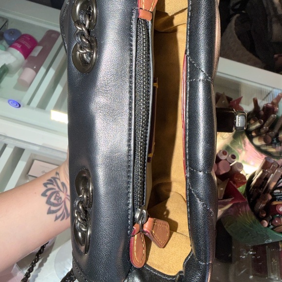 Coach Black Quilted Crossbody Bag - Picture 4 of 5